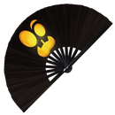 Pumpkin Halloween Face Bamboo Hand Fan