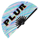 Rave Words Bamboo Hand Fan