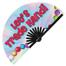 Rave Words Bamboo Hand Fan