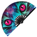 Rave Words Bamboo Hand Fan