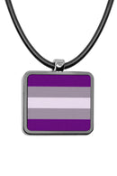 Pride Flags Square Pendant Necklace