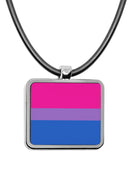 Pride Flags Square Pendant Necklace
