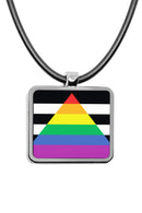 Pride Flags Square Pendant Necklace