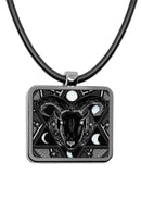 Magic Spell Circle Square Pendant Necklace