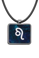 Zodiac Sign Square Pendant necklace