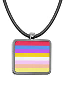 Pride Flags Square Pendant Necklace
