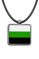 Pride Flags Square Pendant Necklace
