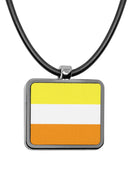 Pride Flags Square Pendant Necklace