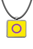 Pride Flags Square Pendant Necklace