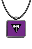 Pride Flags Square Pendant Necklace