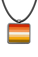 Pride Flags Square Pendant Necklace