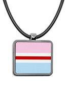 Pride Flags Square Pendant Necklace