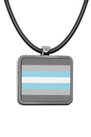 Pride Flags Square Pendant Necklace