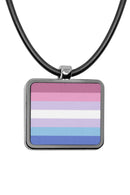 Pride Flags Square Pendant Necklace