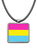 Pride Flags Square Pendant Necklace