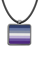 Pride Flags Square Pendant Necklace