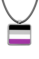 Pride Flags Square Pendant Necklace