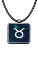 Zodiac Sign Square Pendant necklace