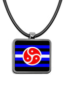 Pride Flags Square Pendant Necklace