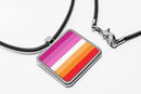 Pride Flags Square Pendant Necklace