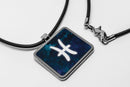 Zodiac Sign Square Pendant necklace