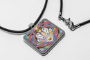 Unicorn Square Pendant necklace
