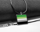 Pride Flags Square Pendant Necklace