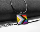 Pride Flags Square Pendant Necklace
