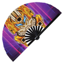 Robot Bamboo Hand Fan