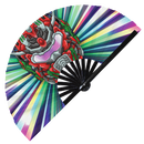 Robot Bamboo Hand Fan