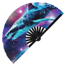 Shark Psychedelic Bamboo Hand Fan
