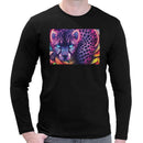 Neon Cheetah Men Long Sleeves T-shirt