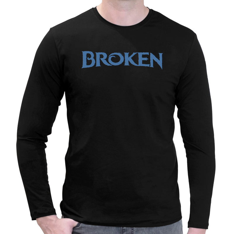 Broken | Super Soft T-shirt | Cotton Crew Neck Long sleeve T Shirt Men's