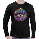 Trippy Third Eye | Men long sleeve T-shirt