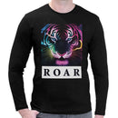 Roar Neon Tiger Men Long Sleeves T-shirt