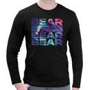 Bear Neon Rave | Men long sleeves t-shirt