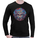 Trippy Third Eye | Super Soft T-shirt | Cotton Crew Neck Long sleeve T Shirt Men's