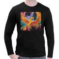 Phoenix | Super Soft T-shirt | Cotton Crew Neck Long sleeve T Shirt Men's