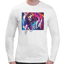 Tiger Neon Psychedelic Men Long Sleeves T-shirt