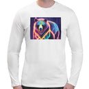 Neon Bear Men Long Sleeves T-shirt