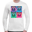 Bear Neon Rave | Men long sleeves t-shirt