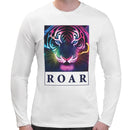 Roar Neon Tiger Men Long Sleeves T-shirt