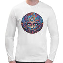 Trippy Third Eye | Super Soft T-shirt | Cotton Crew Neck Long sleeve T Shirt Men's