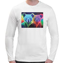 Neon Rainbow Koala Men Long Sleeves T-shirt