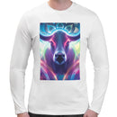 Neon Cow Men Long Sleeves T-shirt
