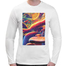 Psychedelic Trippy Mushrooms Men Long Sleeves T-shirt