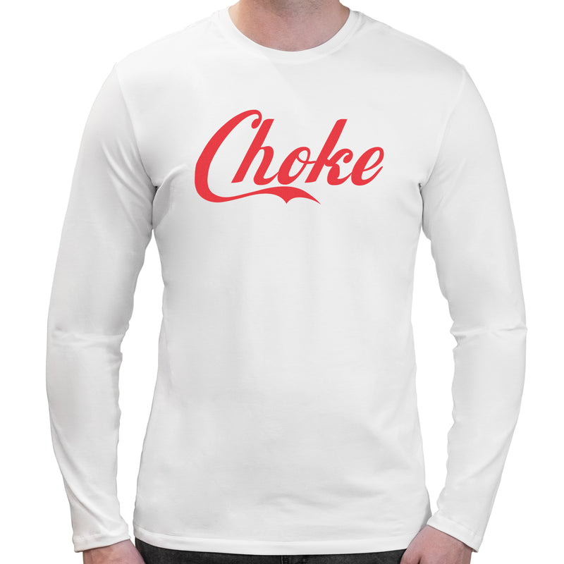 Choke | Super Soft T-shirt | Cotton Crew Neck Long sleeve T Shirt Men's