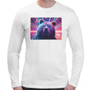 Bear Neon Rave | Men long sleeves t-shirt