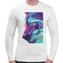 Neon Wolf Men Long Sleeves T-shirt