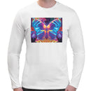Neon Rave Butterfly Men Long Sleeves T-shirt